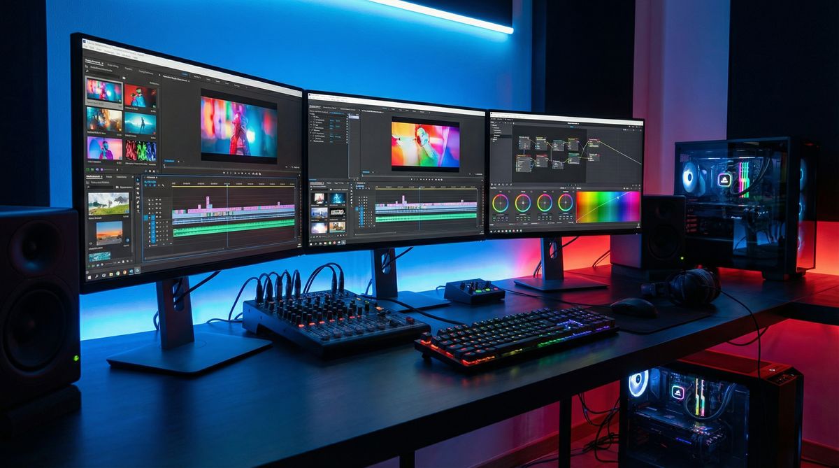 母狗园-专业视频剪辑工作台展示